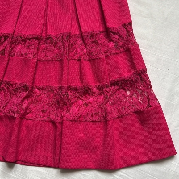 Attitude Skater Lace Detail Dress - Picture 3 of 6